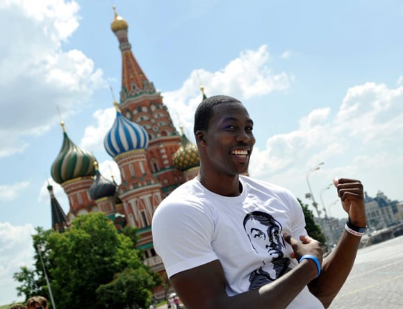 Dwight Howard Visits Moscow