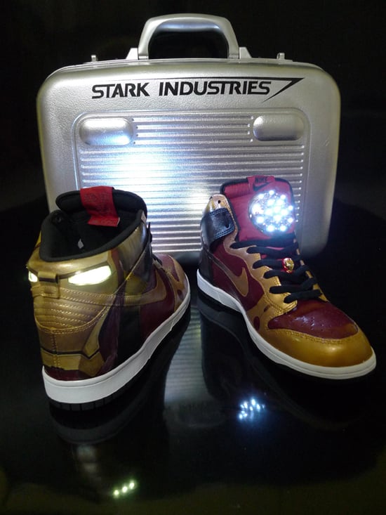 Nike Dunk High Custom - 'Iron Man' by J'field Yeo