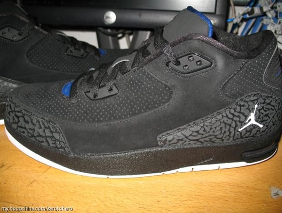 Jordan After Game Black White-Blue