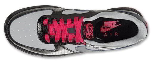 Nike Air Force 1 Low GS Black Metallic Hematite Wolf Grey Cerise