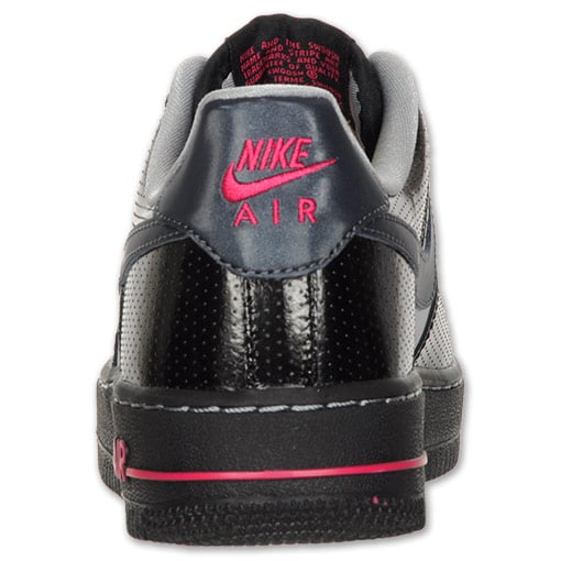 Nike Air Force 1 Low GS Black Metallic Hematite Wolf Grey Cerise
