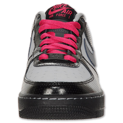 Nike Air Force 1 Low GS Black Metallic Hematite Wolf Grey Cerise
