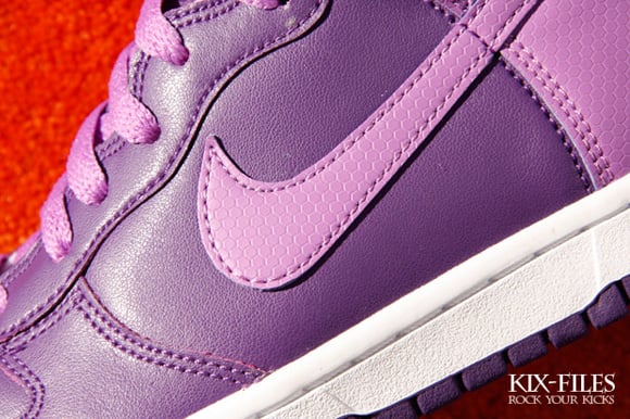 Nike Womens Dunk High Club Purple Bright Violet-White