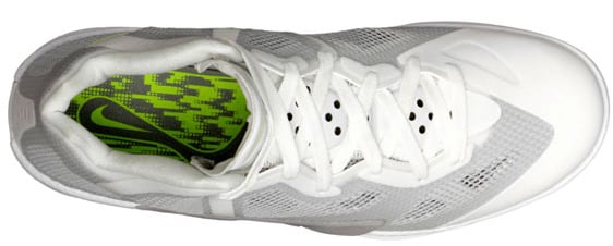 Nike Zoom Hyperfuse 2011 White Metallic Luster-Wolf Grey-Volt Team Red Nike Zoom Hyperfuse 2011 White Metallic Luster-Wolf Grey-Volt Team Red