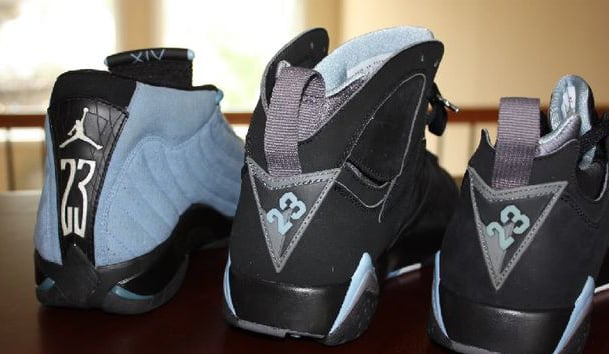 Air Jordan 7 14 Chambray Pack Sample
