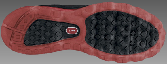 Nike Air Max Ultra 365 Black Metallic Silver-Black-Sport Red