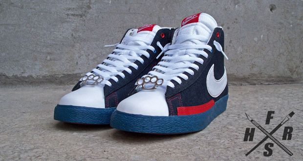 ’10 Deep Patriot’ Nike SB Blazer High – by Fresh & Fly