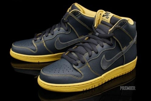 Nike SB Dunk High Anthracite/Gold - New Images