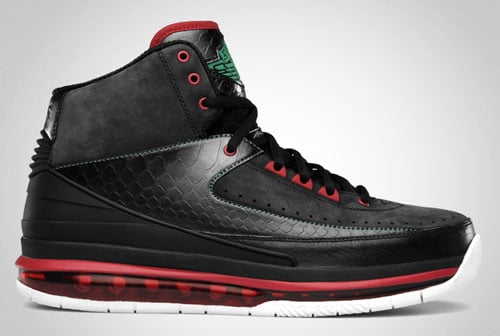 Release Reminder: Air Jordan 2.0 Black/Classic Green-Varsity Red-White