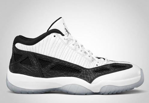 Release Reminder: Air Jordan Retro XI (11) IE Low White/Metallic Silver-Black