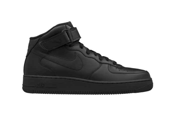 sf air force 1 mid triple black