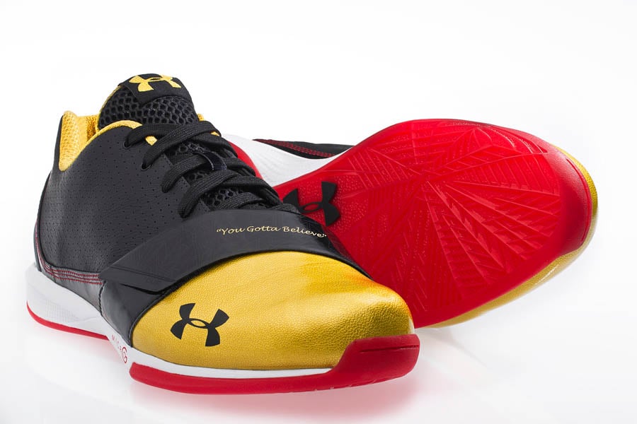 Under Armour Micro G Black Ice Low Customized for Deion Sanders Hall of Fame Induction