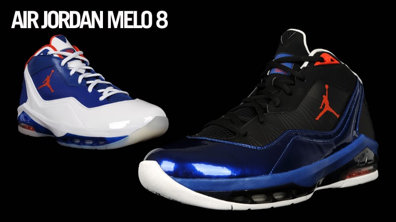 Air Jordan Melo 8 – Knicks “Home” and “Away” – First Look