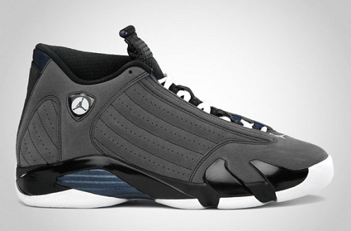 Air Jordan XIV (14) Light Graphite/Midnight Navy-Black-White - Official Jordan Brand Images