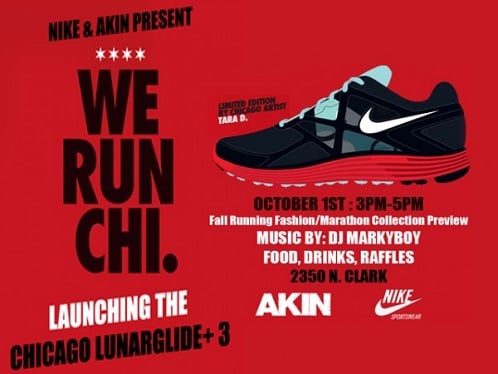 Akin x Nike LunarGlide+ 3 "Chicago Marathon"