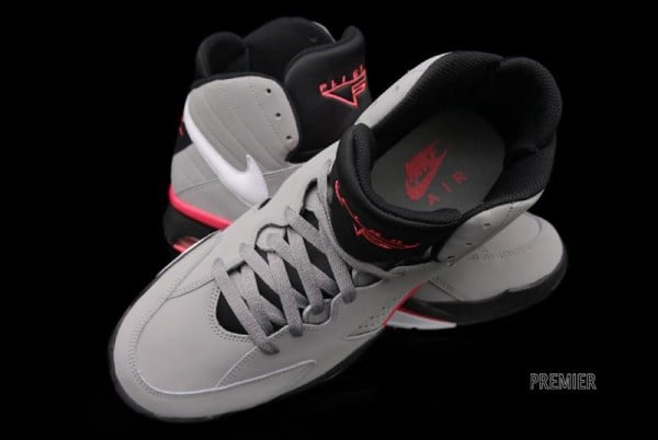 Nike Air Maestro Flight - Grey/White-Black-Solar Red - Now Available