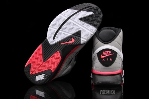 Nike Air Maestro Flight - Grey/White-Black-Solar Red - Now Available