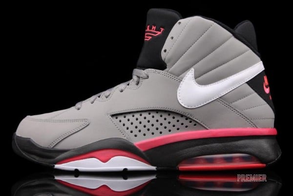 Nike Air Maestro Flight - Grey/White-Black-Solar Red - Now Available