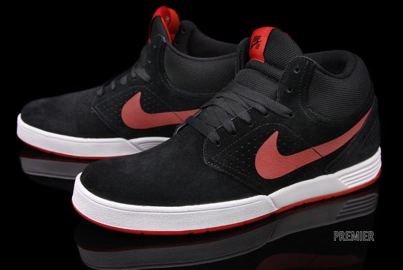 Nike Paul Rodriguez 5 Mid – Black/Sport Red – Now Available