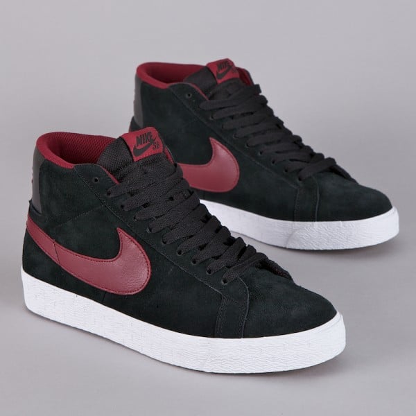 Nike SB Blazer High - Black/Team Red - Now Available