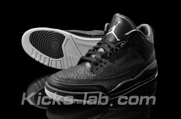 Air Jordan III (3) Black Flip Another Look