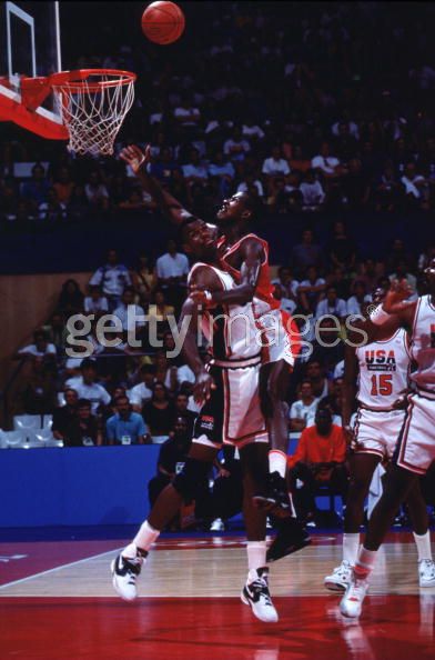 David Robinson Defending the rim 1992 Olympic Dream Team