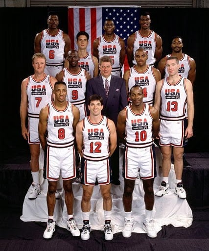 John Stockton rest of the Dream Team 1992 Nike Ballistic