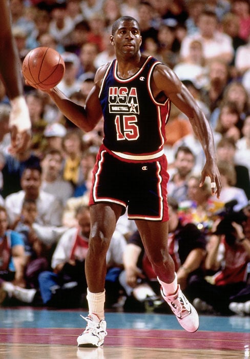 Magic Johnson Point Guard Converse 1992 Olympic