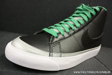 Nike Blazer Mid 09 ND – Black / Lucky Green – Metallic Silver