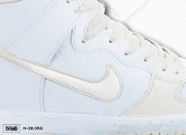 Nike SB Dunk High – Metallic Summit/White