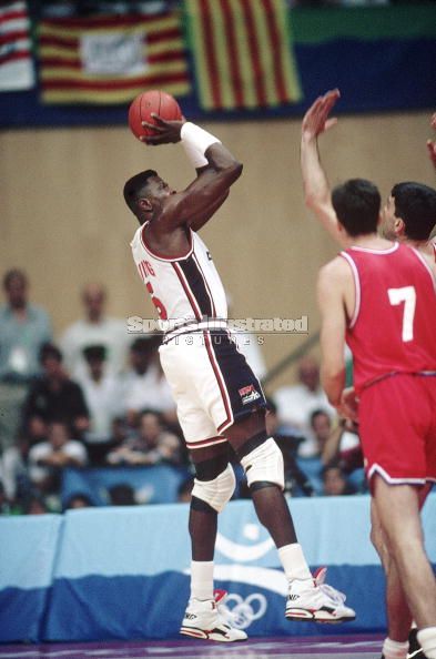 Patrick Ewing Fadaway Jump Shot 92 Olympic