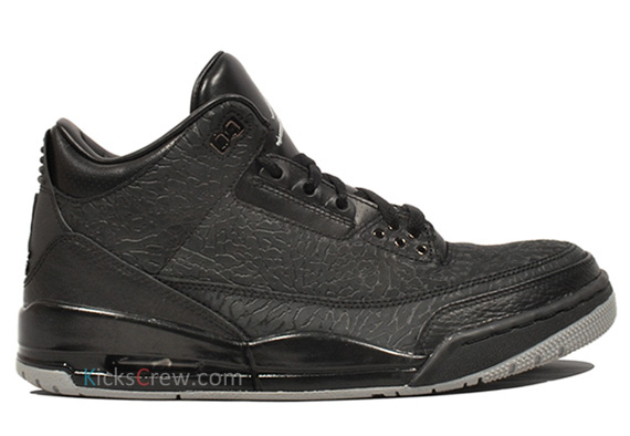 Air Jordan III Black Flip Euro Release Date