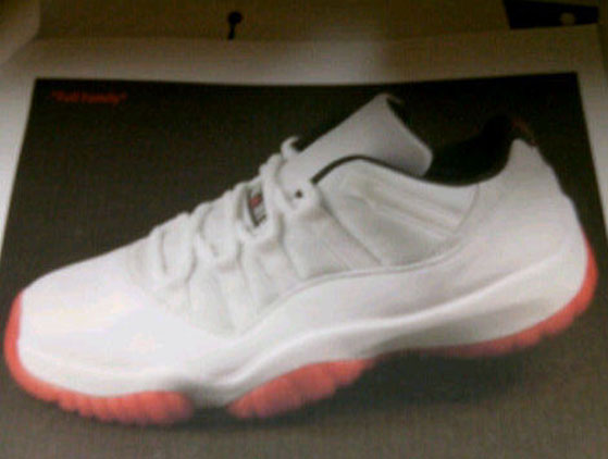 Air Jordan XI Low – White/Black/Varsity Red – May 2012