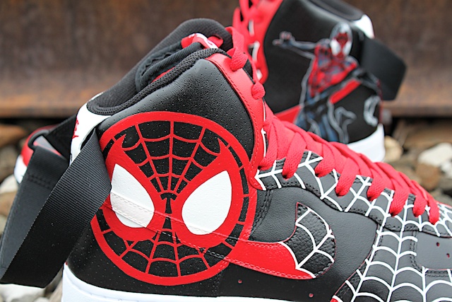 spiderman custom shoes