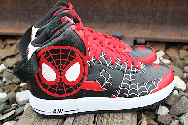 spiderman custom shoes