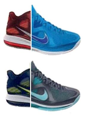 LeBron 9 Low Upcoming Colorways