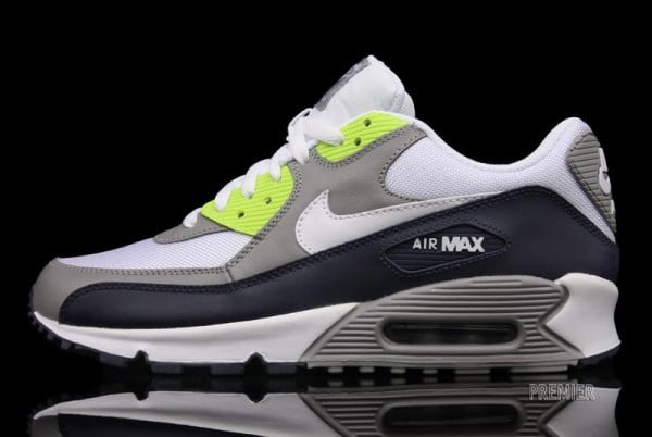 Nike Air Max 90 - Obsidian/Volt - Now Available