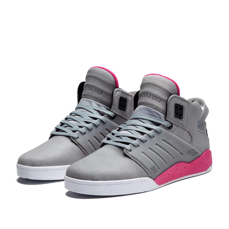 Supra Skytop III - Grey/Magenta/White - Now Available | SneakerFiles