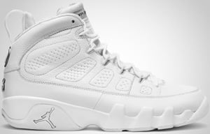 Air Jordan 9 White Metallic Silver 2010 Release Date
