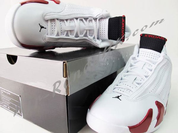 jordan 14 retro white red