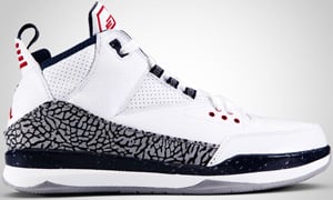 Jordan CP3 Tribute White Red Navy Grey 2010 Release Date