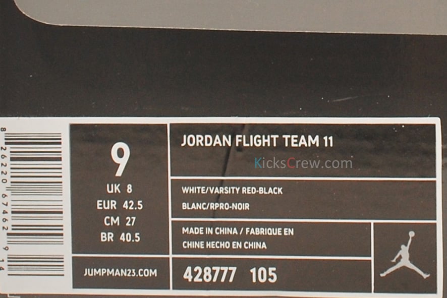 jordan flight team 11