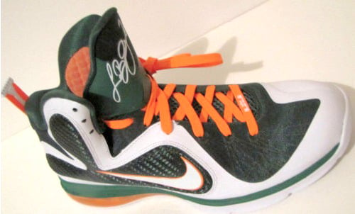 lebron 9 miami hurricanes