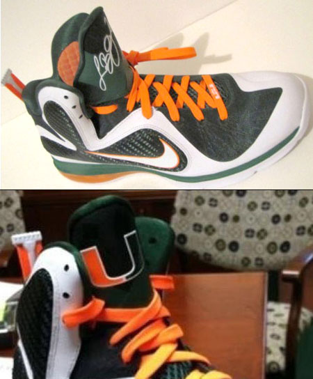 Nike LeBron 9 “Miami Hurricanes” Official Release Images