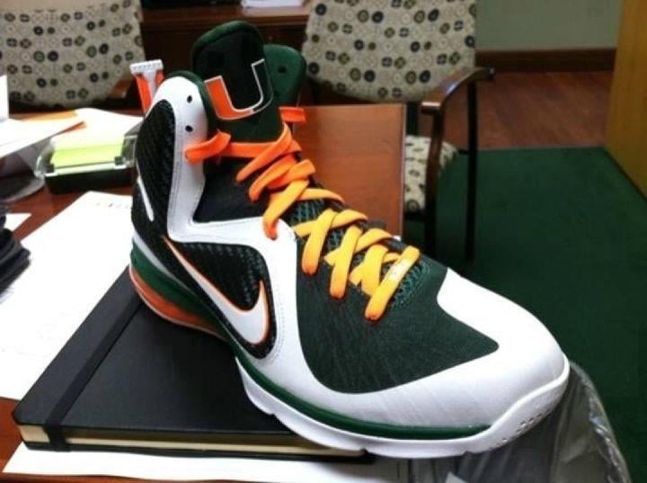 nike-lebron-9-miami-hurricanes
