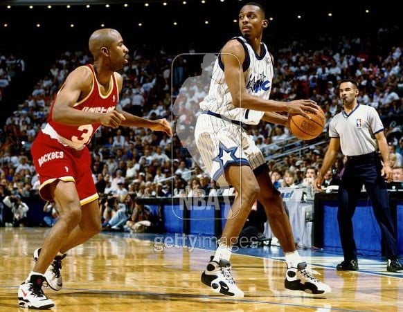 Penny Hardaway Nike Flight One White Black Home