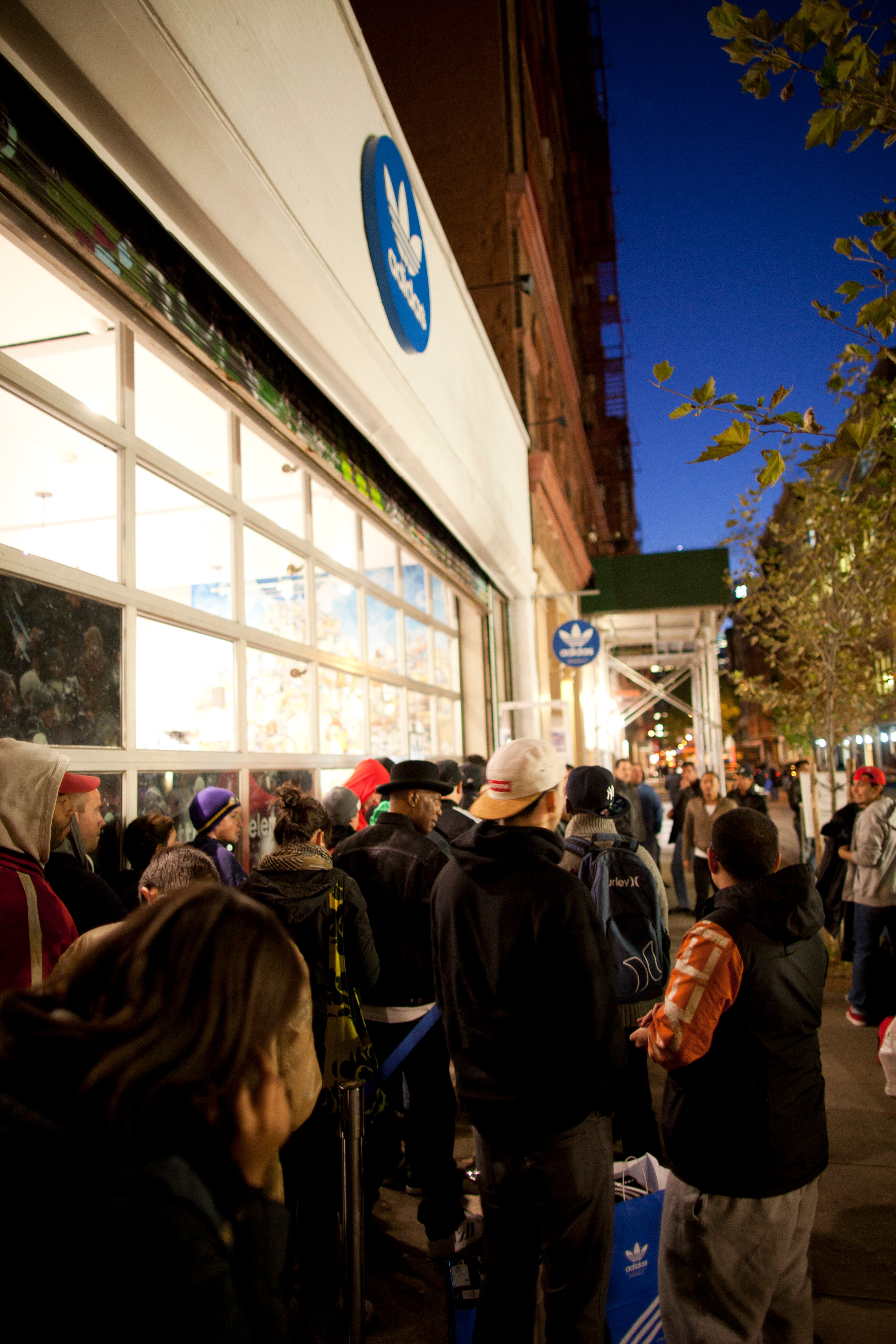adidas oxford street opening times