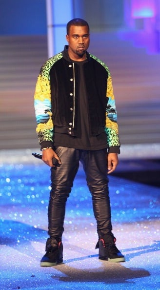 Kanye West Rocks Nike Air Yeezy 2 At Victorias Secret Fashion Show