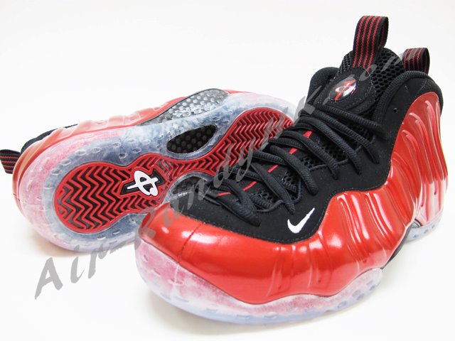 nike foamposite one metallic red