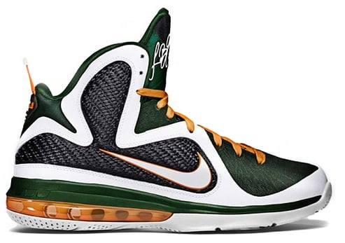 Release Reminder: Nike LeBron 9 'Miami Hurricanes'